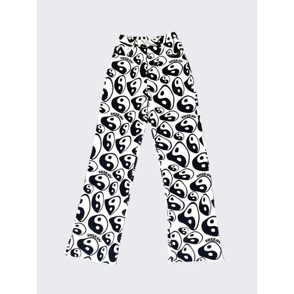 Shekou High Waisted  Yin and Yang Jeans Size Large . grunge jeans, - Picture 1 of 10